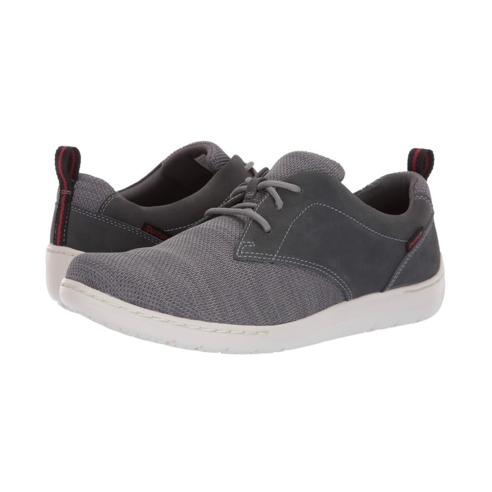 Dunham Mens Fitsmart Tie Sneaker tennis shoe. Gray size 10